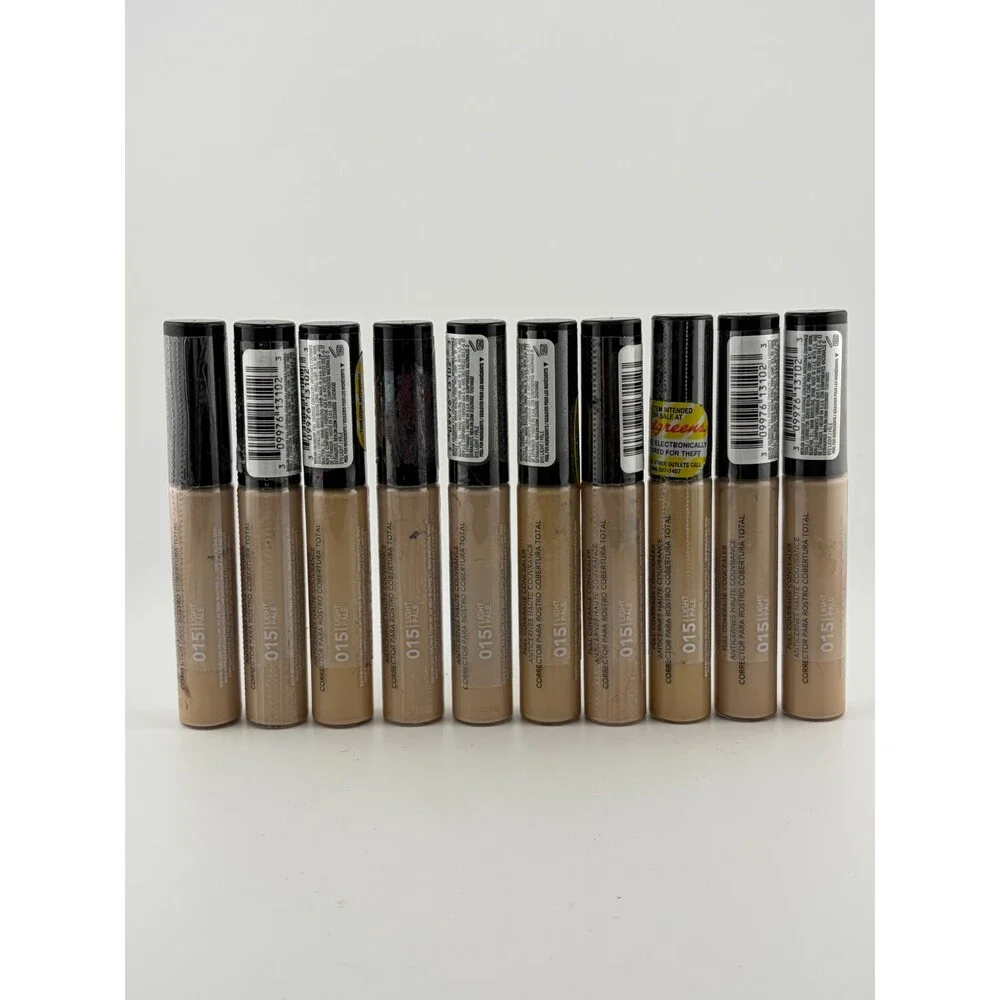 New Revlon ColorStay Full Coverage Concealer Makeup 18M 015 Light - Set of 10